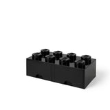 LEGO opbevaringskasse med skuffer - sort