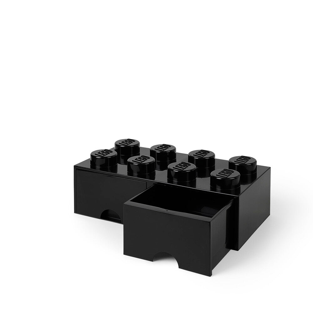 LEGO opbevaringskasse med skuffer - sort