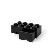 LEGO opbevaringskasse med skuffer - sort