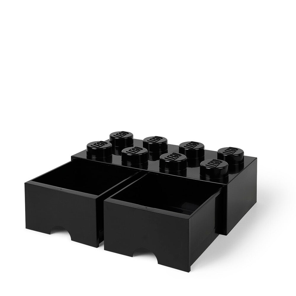 LEGO opbevaringskasse med skuffer - sort
