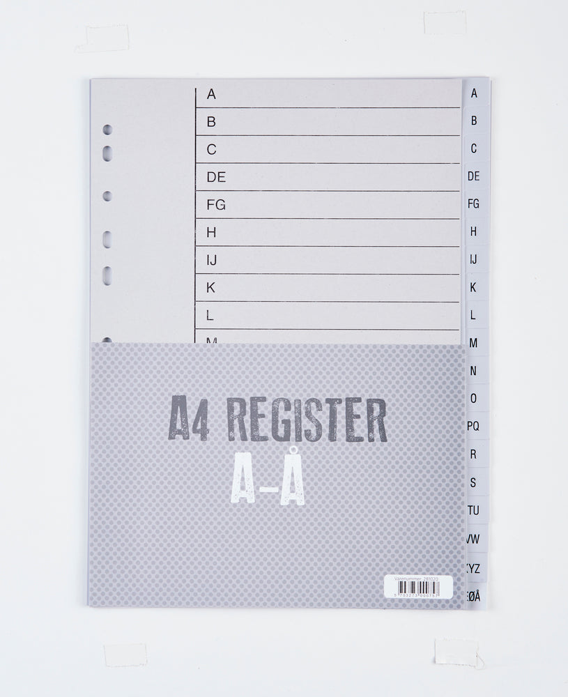 Register Relief plast a - å