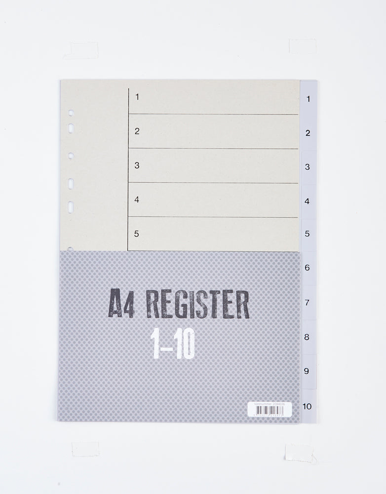 Register Relief plast 1 - 10