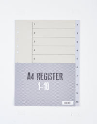 Register Relief plast 1 - 10