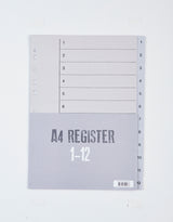 Register Relief plast 1 - 12