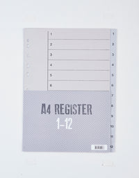 Register Relief plast 1 - 12