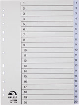 Register Relief plast 1 - 20