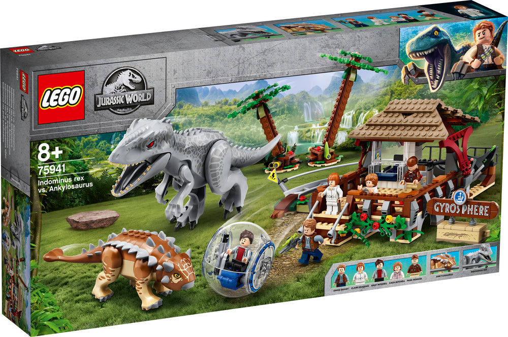 75941 LEGO Jurassic World Indominus rex mod ankylosaurus