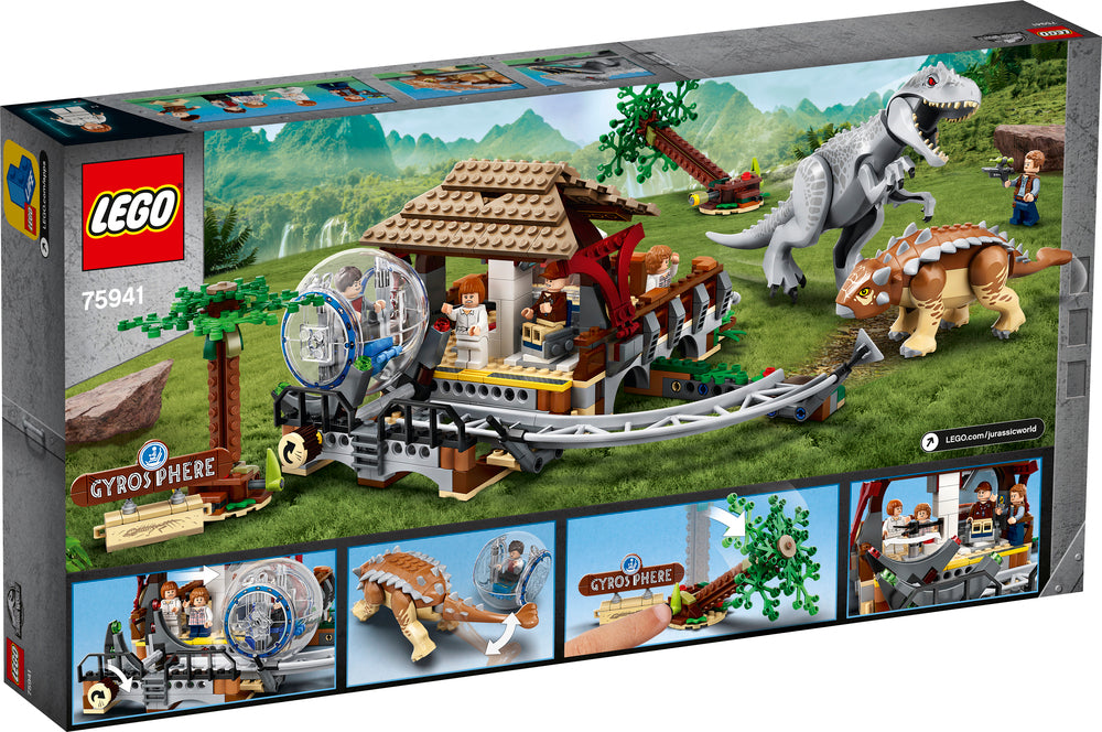 75941 LEGO Jurassic World Indominus rex mod ankylosaurus