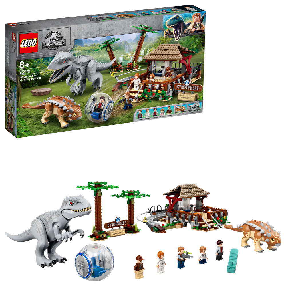 75941 LEGO Jurassic World Indominus rex mod ankylosaurus