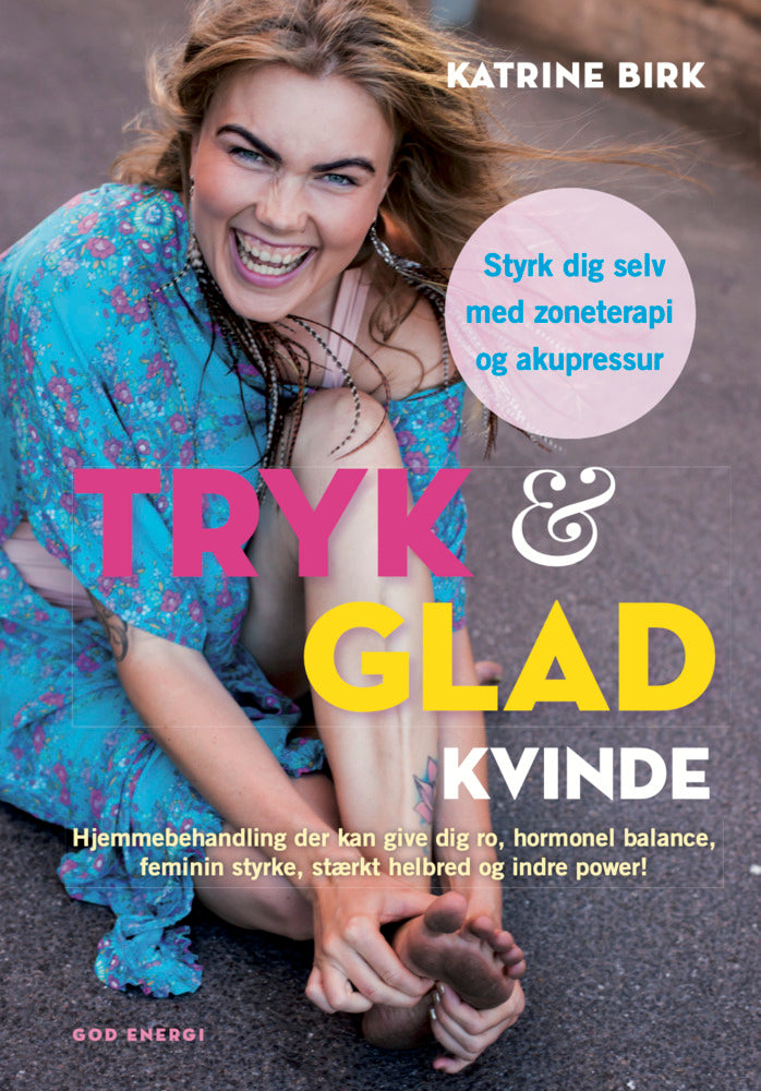 Tryk og glad kvinde