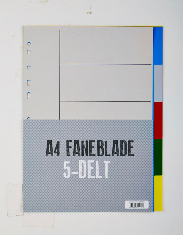 Faneblade Relief 5-delt plast