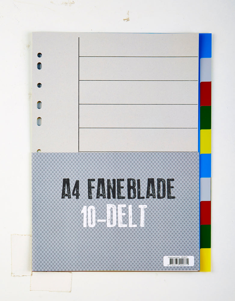 Faneblade Relief 10-delt plast