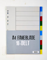 Faneblade Relief 10-delt plast
