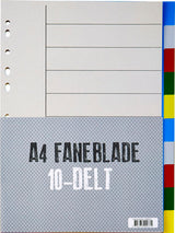 Faneblade Relief 10-delt plast