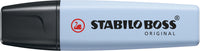Tekstmarker STABILO boss pastel blå