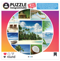 Instagrammable puslespil holiday 500 brikker rund