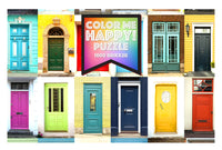 Puslespil Color me happy døre collage 1000 brikker