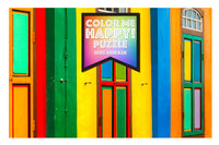 Puslespil Color me happy Vinduer 1000 brikker