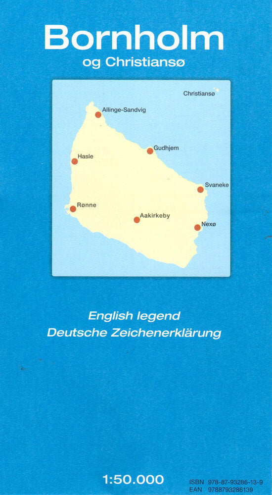 Geodætisk kort Bornholm og Christiansø