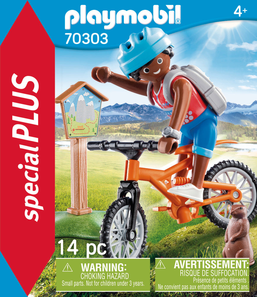 70303 Mountainbiker på bjergtur