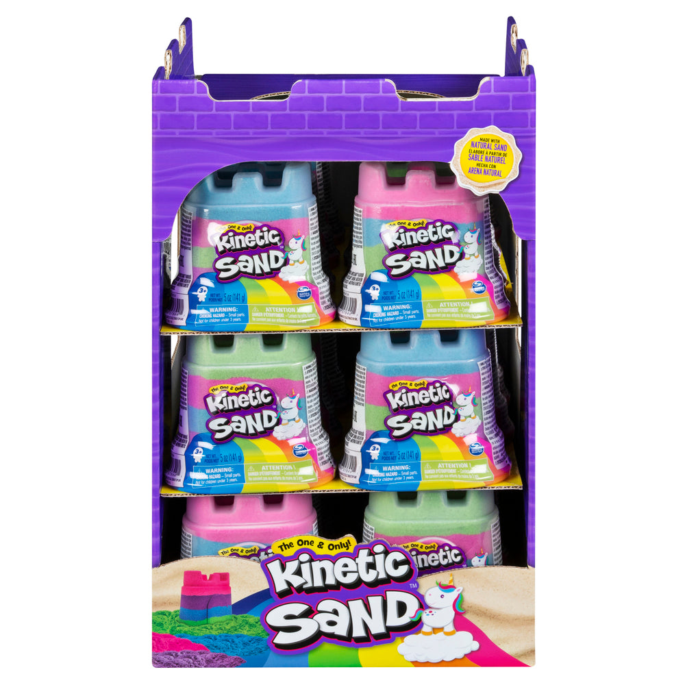 Kinetic Sand Rainbow Unicorn Castle ass