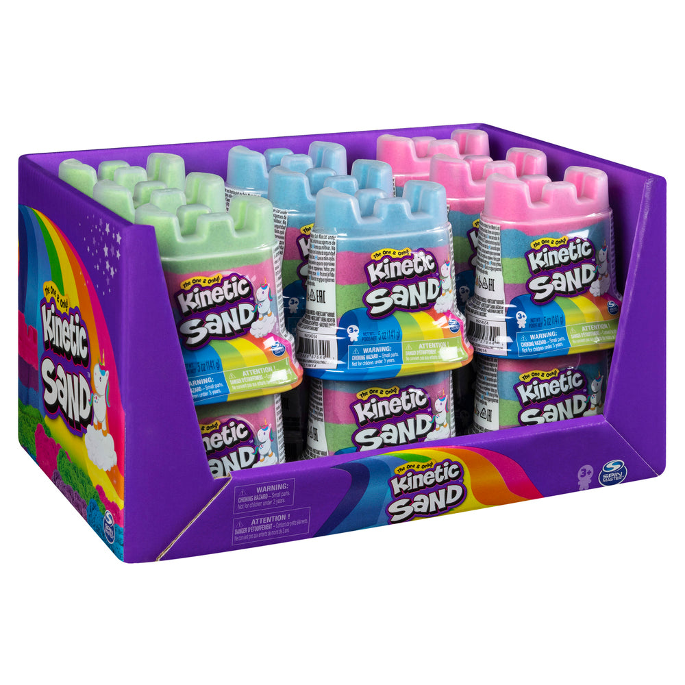 Kinetic Sand Rainbow Unicorn Castle ass