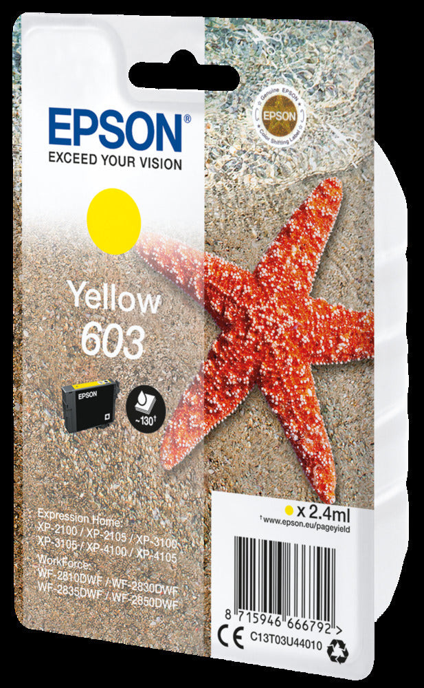 Epson 603 yellow ink cartridge printerpatron