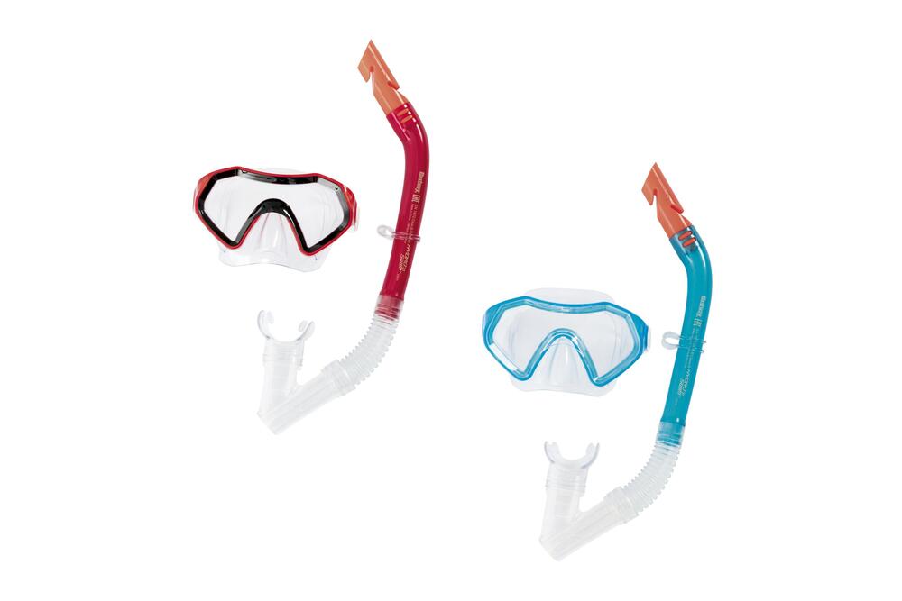 Svømmemaske med snorkel asst