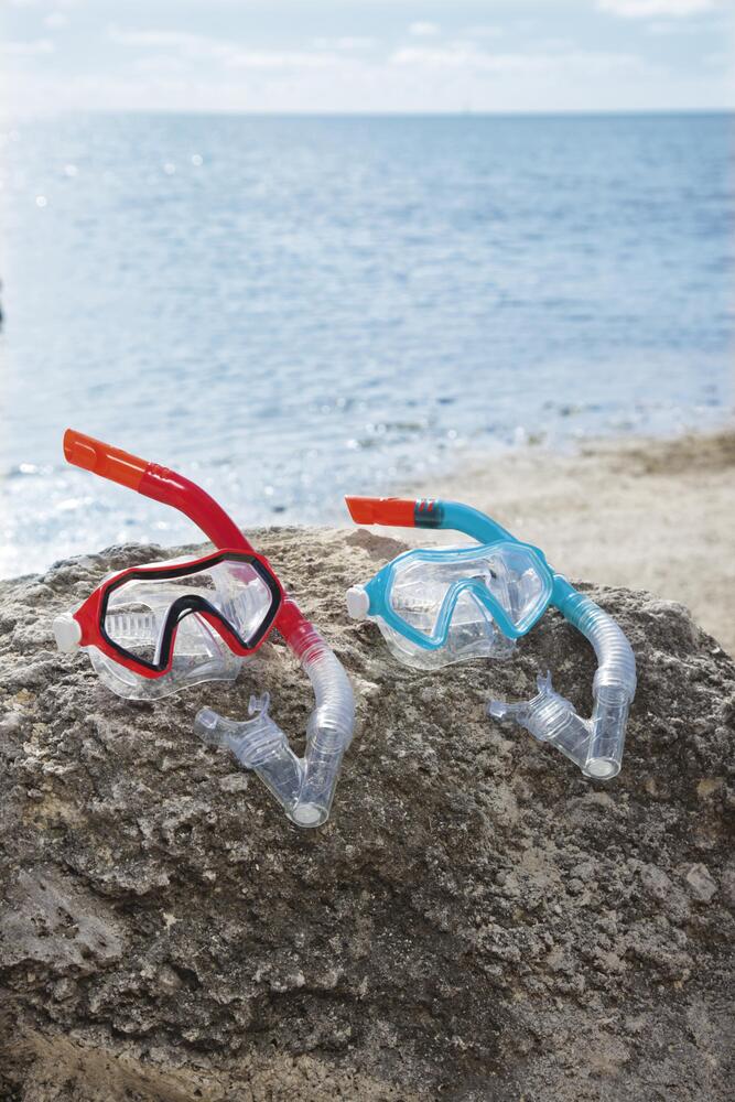 Svømmemaske med snorkel asst