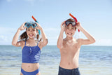 Svømmemaske med snorkel asst
