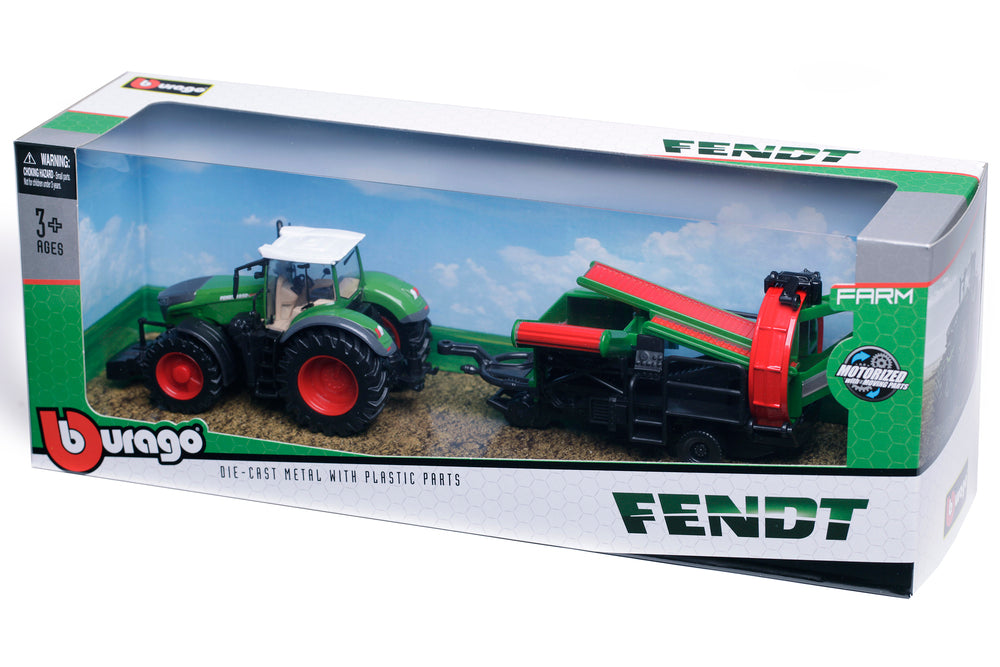Fendt 1050 Vario traktor med kultivator 10 cm