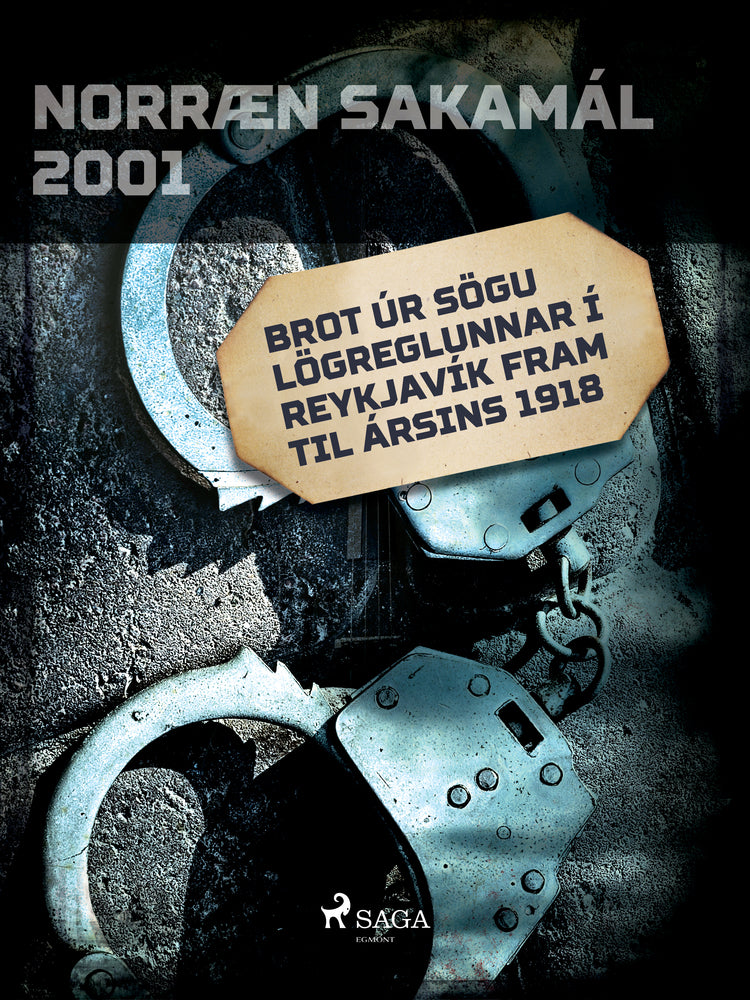Brot úr sögu lögreglunnar í Reykjavík fram til ársins 1918