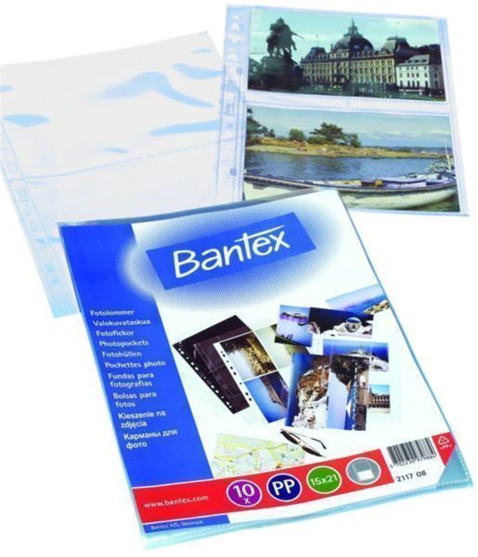 Fotolommer 15x21 pp klar /10 stk