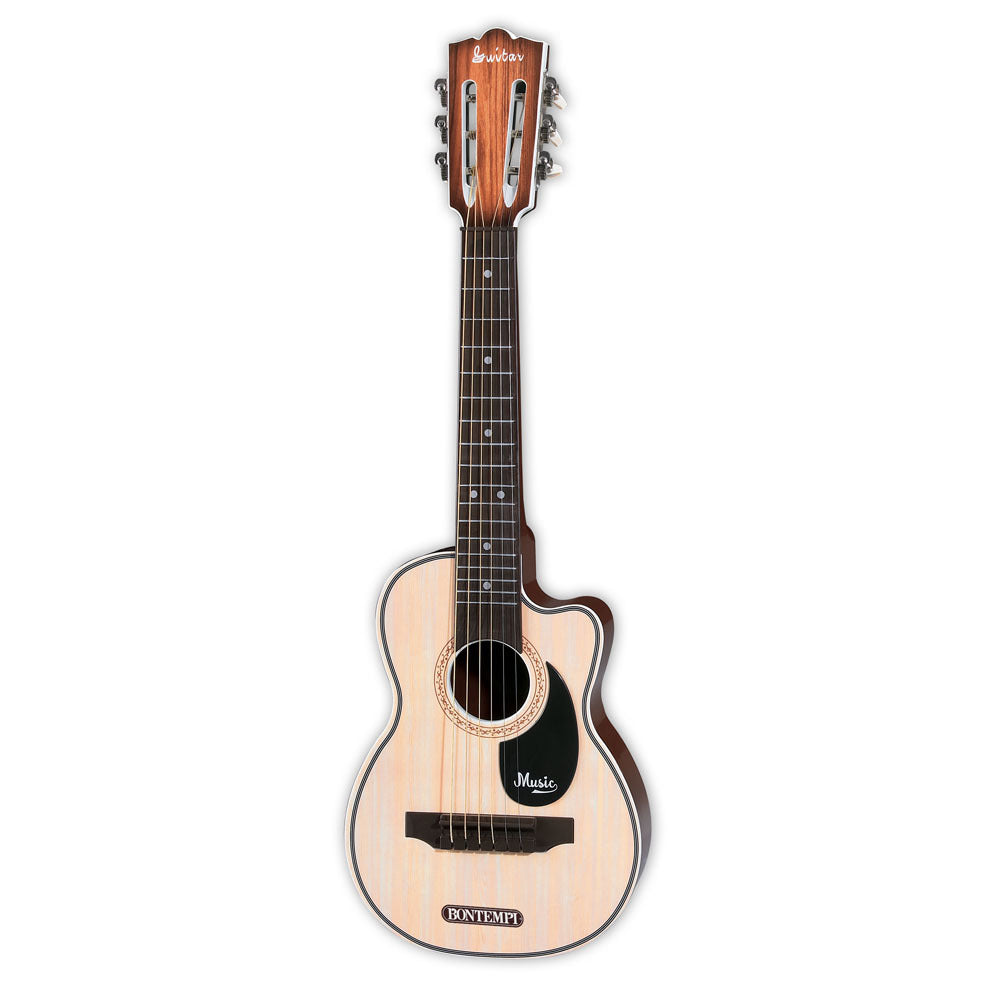Træ guitar med 6 strenge