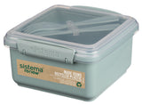 SISTEMA Renew OPBEVARING Lunch Plus 1,2L. Ass blå/mintgrøn