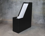 Tidsskriftskassette karton sort A4