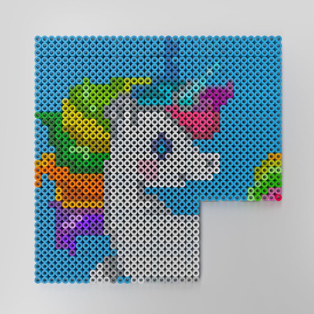 Beady Perleplade 6x6cm 4-pak