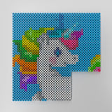 Beady Perleplade 6x6cm 4-pak