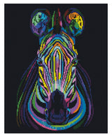 Diamond Art lærred zebra 40x50 cm
