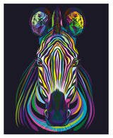 Diamond Art lærred zebra 40x50 cm