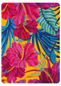 Diamond Art hawaii blomster 13x18 cm