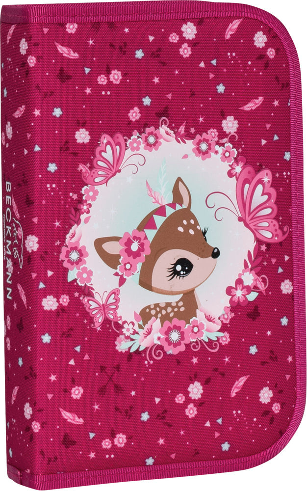 Penalhus Beckmann onezip forest deer m/indhold