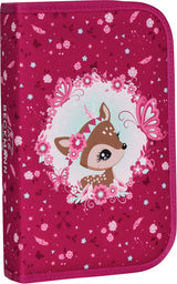 Penalhus Beckmann onezip forest deer m/indhold
