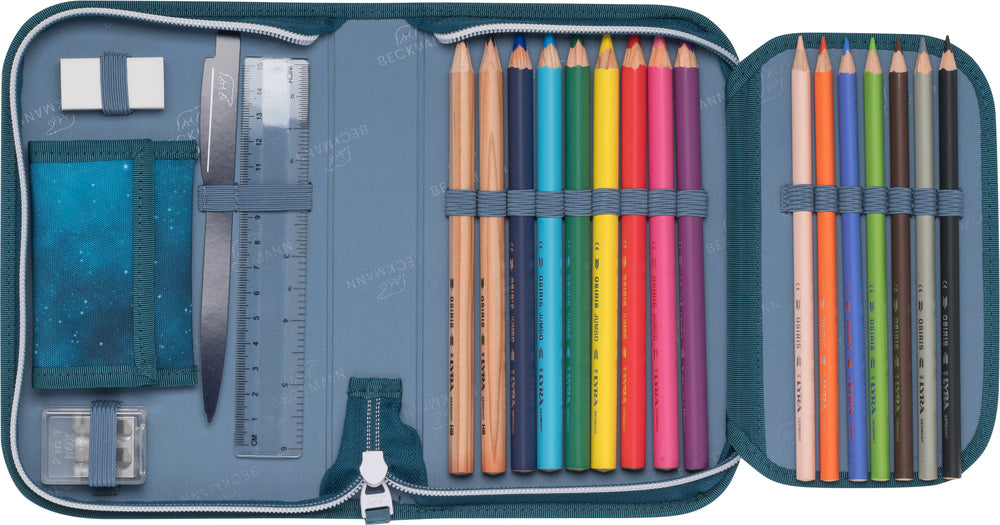 Penalhus Beckmann onezip ninja master m/indhold