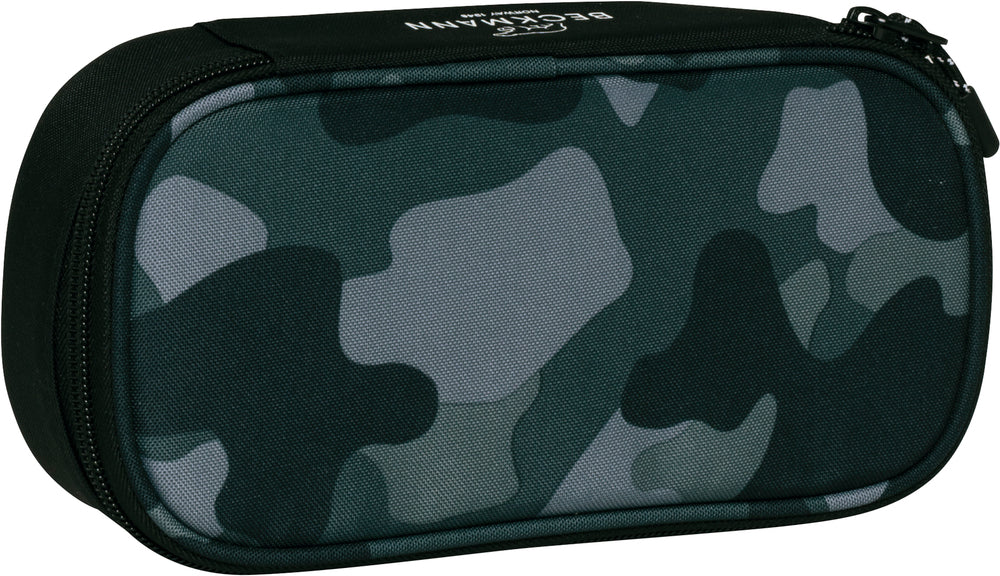 Penalhus Beckmann ovalt sport junior camo u/indhold