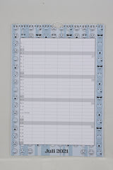 SKOLEFAMILIEKALENDER 2021/22 A3 SMILEY