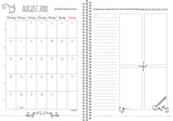 STUDIEKALENDER 21/22 MAYLAND A5 DOODLE I UGE