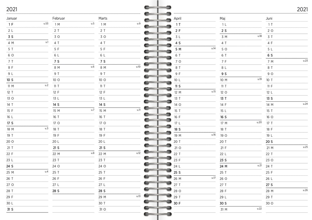 STUDIEKALENDER 21/22 MAYLAND A5 ORGANIZER & NOTES