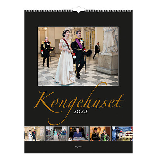 Vægkalender kongehuset 2022 29,5 x 39 cm Mayland