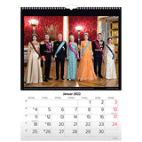 Vægkalender kongehuset 2022 29,5 x 39 cm Mayland